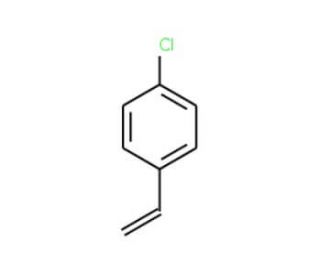 4-Chlorostyrene (CAS 1073-67-2) - chemical structure image