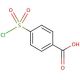 4-(Chlorosulfonyl)benzoic acid (CAS 10130-89-9) - chemical structure image