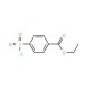 4-Chlorosulfonyl-benzoic acid ethyl ester (CAS 10486-51-8) - chemical structure image