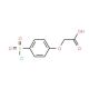 [4-(chlorosulfonyl)phenoxy]acetic acid - chemical structure image