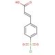 4-Chlorosulfonylcinnamic Acid (CAS 17641-30-4) - chemical structure image