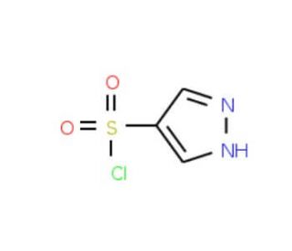 4-Chlorosulfonylpyrazole (CAS 438630-64-9) - chemical structure image