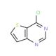 4-chlorothieno[3,2-d]pyrimidine (CAS 16269-66-2) - chemical structure image