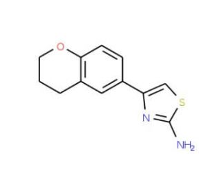 4-Chroman-6-yl-thiazol-2-ylamine - chemical structure image