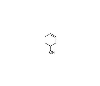 4-Cyano-1-cyclohexene (CAS 100-45-8) - chemical structure image