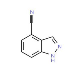 4-Cyano-1H-indazole (CAS 861340-10-5) - chemical structure image