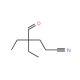 4-Cyano-2,2-diethylbutyraldehyde (CAS 2938-69-4) - chemical structure image