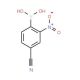 4-Cyano-2-nitrophenylboronic acid (CAS 850568-46-6) - chemical structure image
