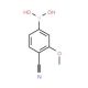 4-Cyano-3-methoxyphenylboronic acid (CAS 677777-45-6) - chemical structure image