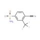 4-cyano-3-(trifluoromethyl)benzenesulfonamide - chemical structure image