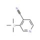 4-Cyano-3-(trimethylsilyl)pyridine (CAS 17379-38-3) - chemical structure image
