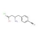 4-Cyano-D-beta-homophenylalanine hydrochloride (CAS 269726-85-4) - chemical structure image