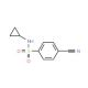 4-cyano-N-cyclopropylbenzenesulfonamide - chemical structure image