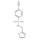 4-cyano-N-(furan-2-ylmethyl)benzene-1-sulfonamide - chemical structure image
