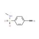4-cyano-N-methylbenzenesulfonamide - chemical structure image