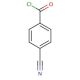 4-Cyanobenzoyl chloride (CAS 6068-72-0) - chemical structure image
