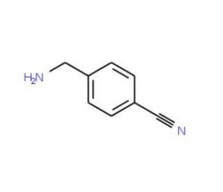 4-Cyanobenzylamine (CAS 10406-25-4) - chemical structure image