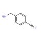 4-Cyanobenzylamine (CAS 10406-25-4) - chemical structure image