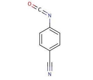 4-Cyanophenyl isocyanate (CAS 40465-45-0) - chemical structure image