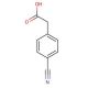 4-Cyanophenylacetic acid (CAS 5462-71-5) - chemical structure image