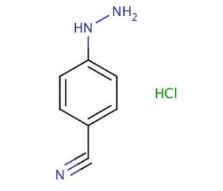 4-Cyanophenylhydrazine hydrochloride (CAS 2863-98-1) - chemical structure image