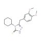 4-Cyclohexyl-5-(3,4-dimethoxy-benzyl)-4H-[1,2,4]triazole-3-thiol - chemical structure image