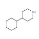 4-Cyclohexylpiperidine (CAS 14446-73-2) - chemical structure image