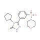 4-Cyclopentyl-5-[3-(morpholine-4-sulfonyl)-phenyl]-4H-[1,2,4]triazole-3-thiol - chemical structure image