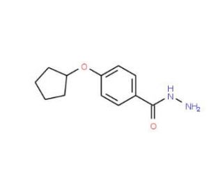 4-(Cyclopentyloxy)benzohydrazide - chemical structure image