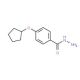 4-(Cyclopentyloxy)benzohydrazide - chemical structure image