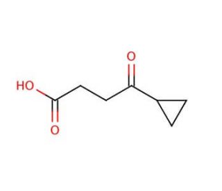 4-Cyclopropyl-4-oxobutyric acid (CAS 53712-75-7) - chemical structure image