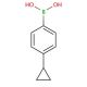 4-Cyclopropyl-benzeneboronic acid (CAS 302333-80-8) - chemical structure image