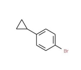 4-cyclopropyl-bromobenzene (CAS 1124-14-7) - chemical structure image