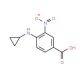 4-(cyclopropylamino)-3-nitrobenzoic acid - chemical structure image