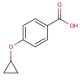 4-Cyclopropyloxybenzoic Acid (CAS 62577-90-6) - chemical structure image