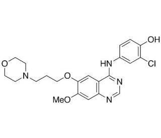 4-Defluoro-4-hydroxy Gefitinib - chemical structure image