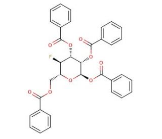 4-Deoxy-4-fluoro-1,2,3,6-tetra-O-benzoyl- 