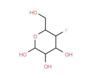 4-Deoxy-4-fluoro-D-galactose (CAS 40010-20-6) - chemical structure image