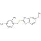 4-Desmethoxy Omeprazole Sulfide - chemical structure image