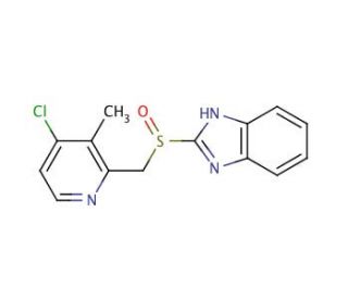 4-Desmethoxypropoxyl-4-chloro Rabeprazole (CAS 168167-42-8) - chemical structure image