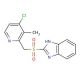 4-Desmethoxypropoxyl-4-chloro Rabeprazole Sulfone - chemical structure image