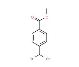 4-Dibromomethyl-benzoic acid methyl ester (CAS 131852-50-1) - chemical structure image