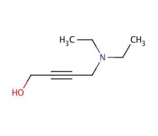 4-(Diethylamino)-2-butyn-1-ol (CAS 10575-25-4) - chemical structure image
