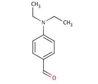 4-Diethylaminobenzaldehyde (CAS 120-21-8) - chemical structure image