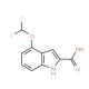 4-(difluoromethoxy)-1H-indole-2-carboxylic acid - chemical structure image