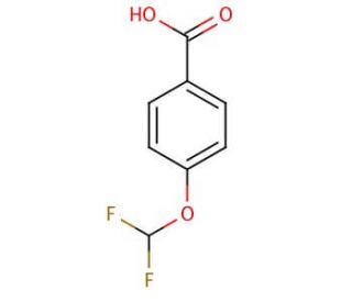 4-(Difluoromethoxy)benzoic acid (CAS 4837-20-1) - chemical structure image