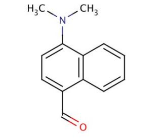 4-Dimethylamino-1-naphthaldehyde (CAS 1971-81-9) - chemical structure image