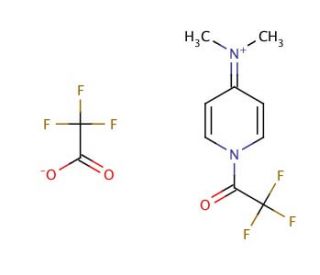 4-Dimethylamino-1-trifluoroacetylpyridinium trifluoroacetate (CAS 181828-01-3) - chemical structure image