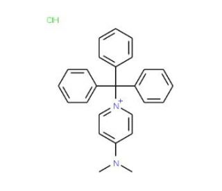 4-(Dimethylamino)-1-(triphenylmethyl)pyridinium Chloride (CAS 78646-25-0) - chemical structure image
