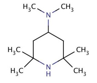 4-Dimethylamino-2,2,6,6-tetramethylpiperidine (CAS 32327-90-5) - chemical structure image